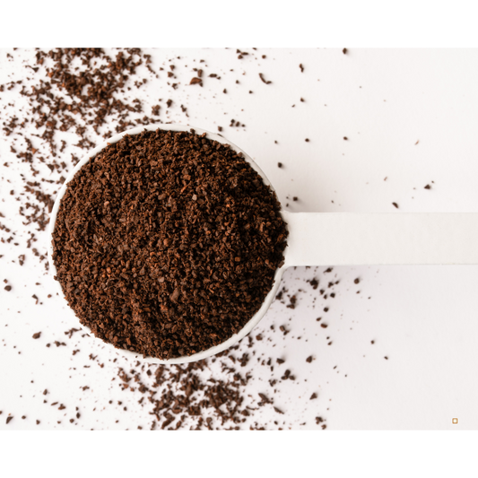 decaf ground coffee scoop