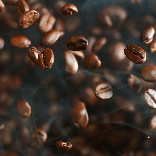 fresh roasted tanzanian peaberry coffee beans