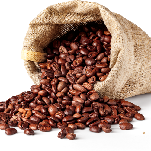 guatemala huehuetenango coffee beans in burlap