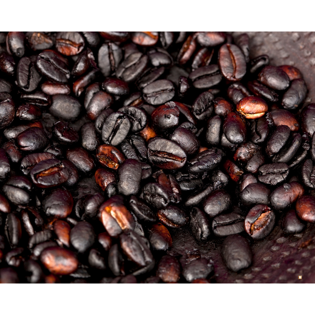 light and dark whole ethiopian yirgacheffe coffee beans