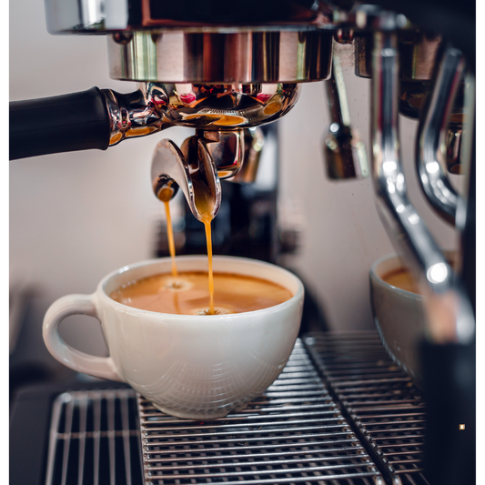 coffee pod subscription filling cup with coffee