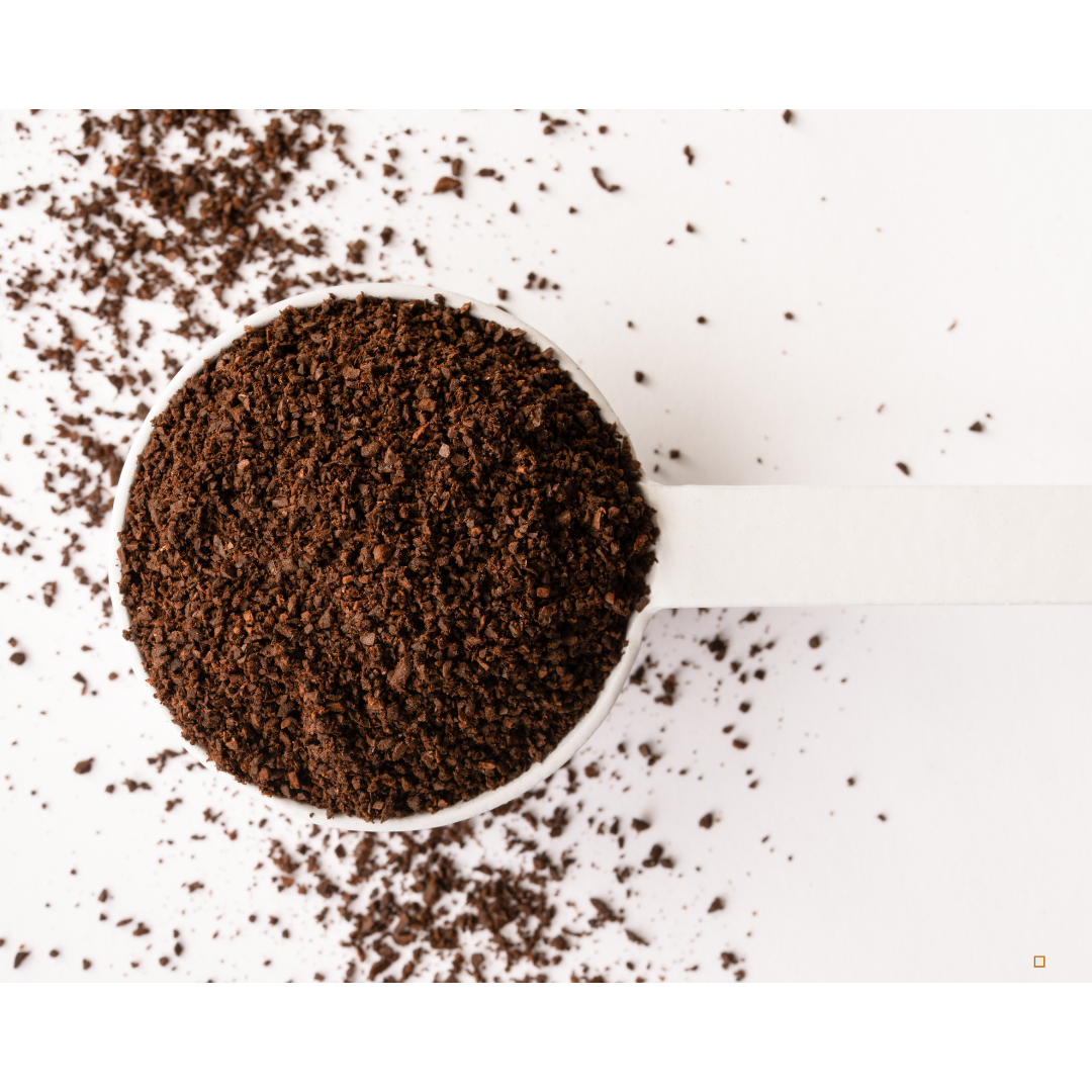 decaf ground coffee scoop