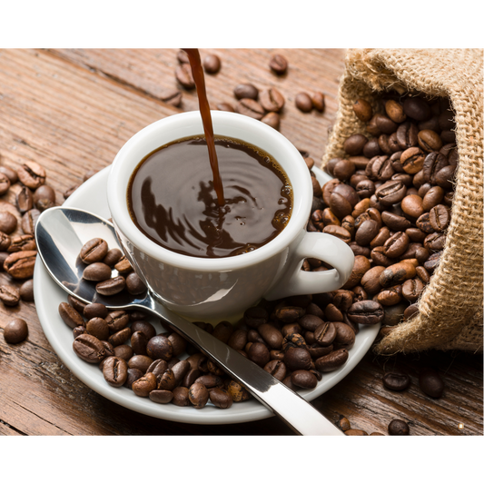 ethiopian yirgacheffe coffee being poured in a cup