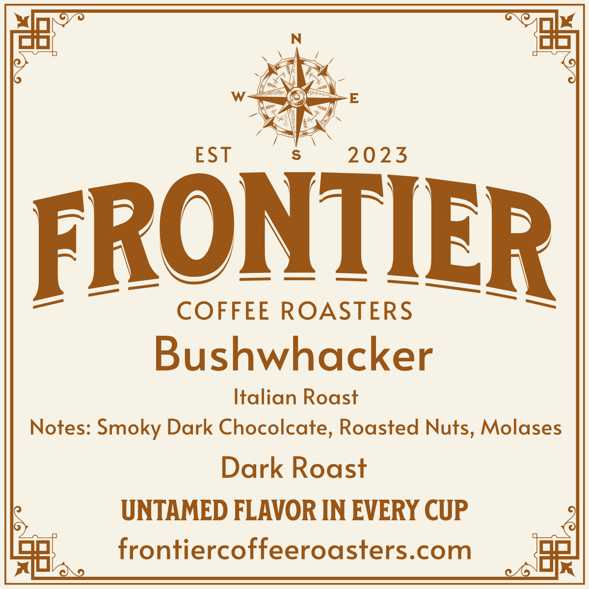 Bushwhacker Small Batch Italian Dark Roast Coffee