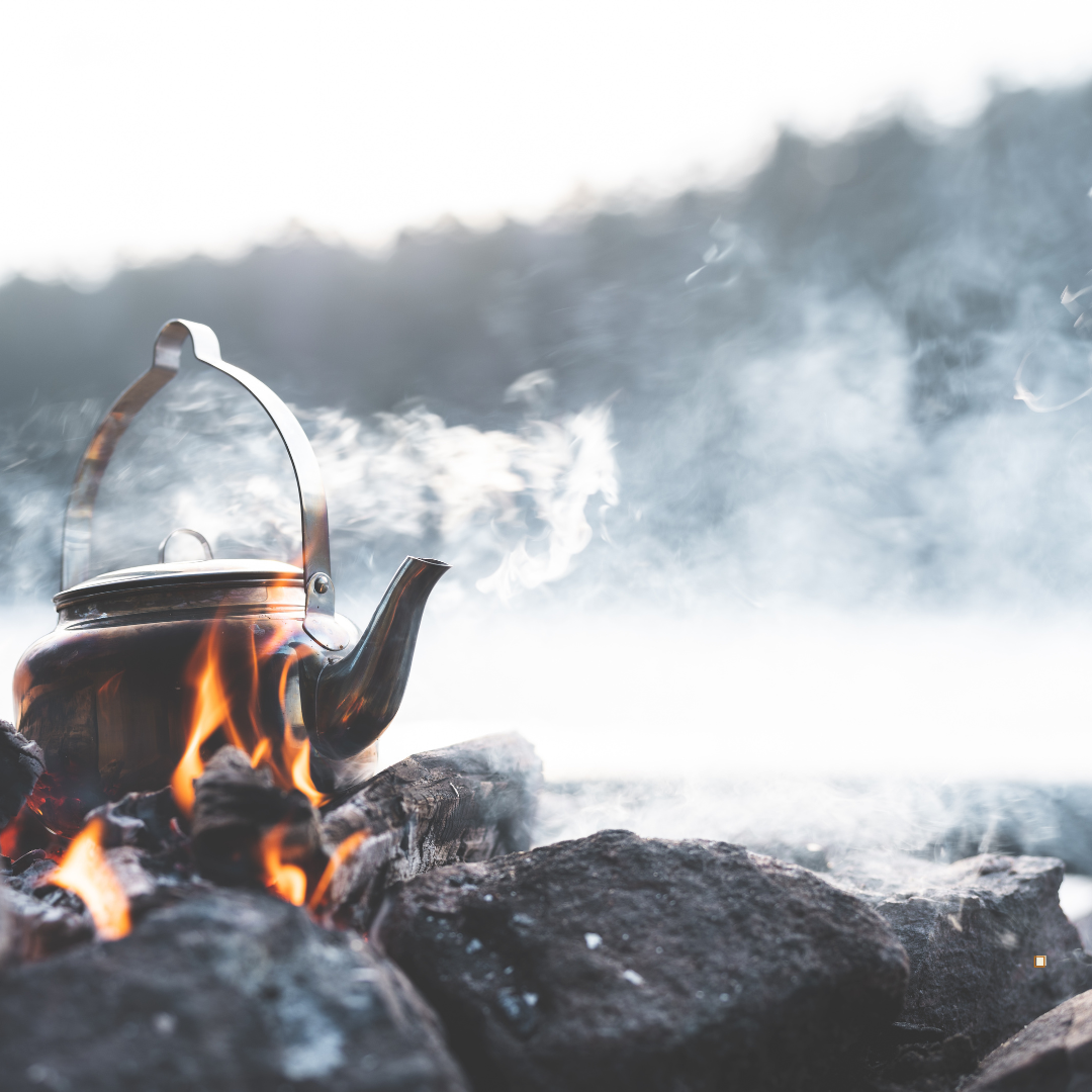 Campfire coffee with Tanzanian Peaberry