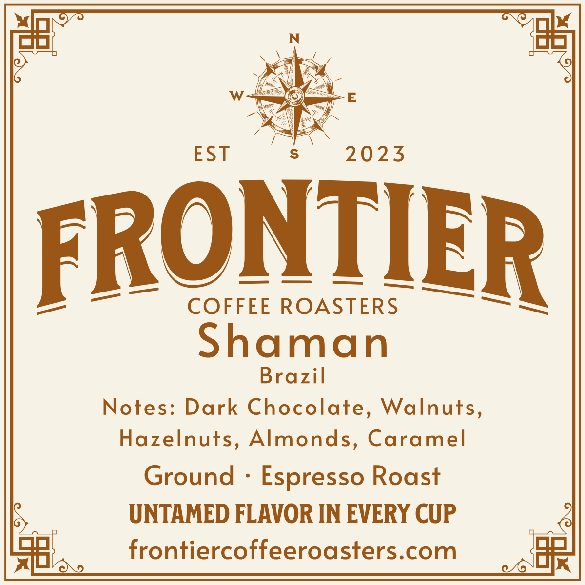 Shaman Espresso Roast Ground Small Batch Coffee