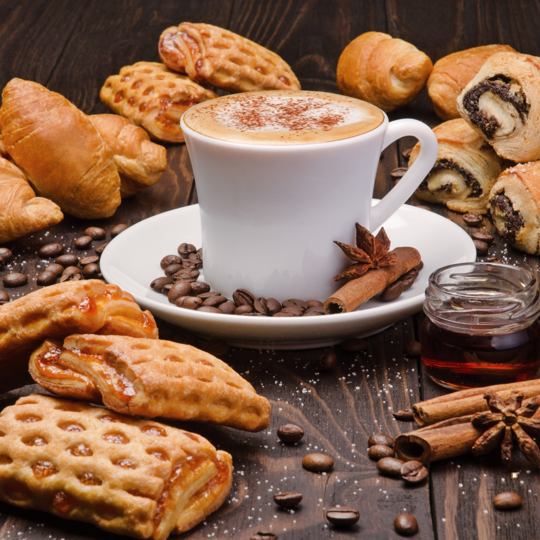 chiapas coffee with pastries