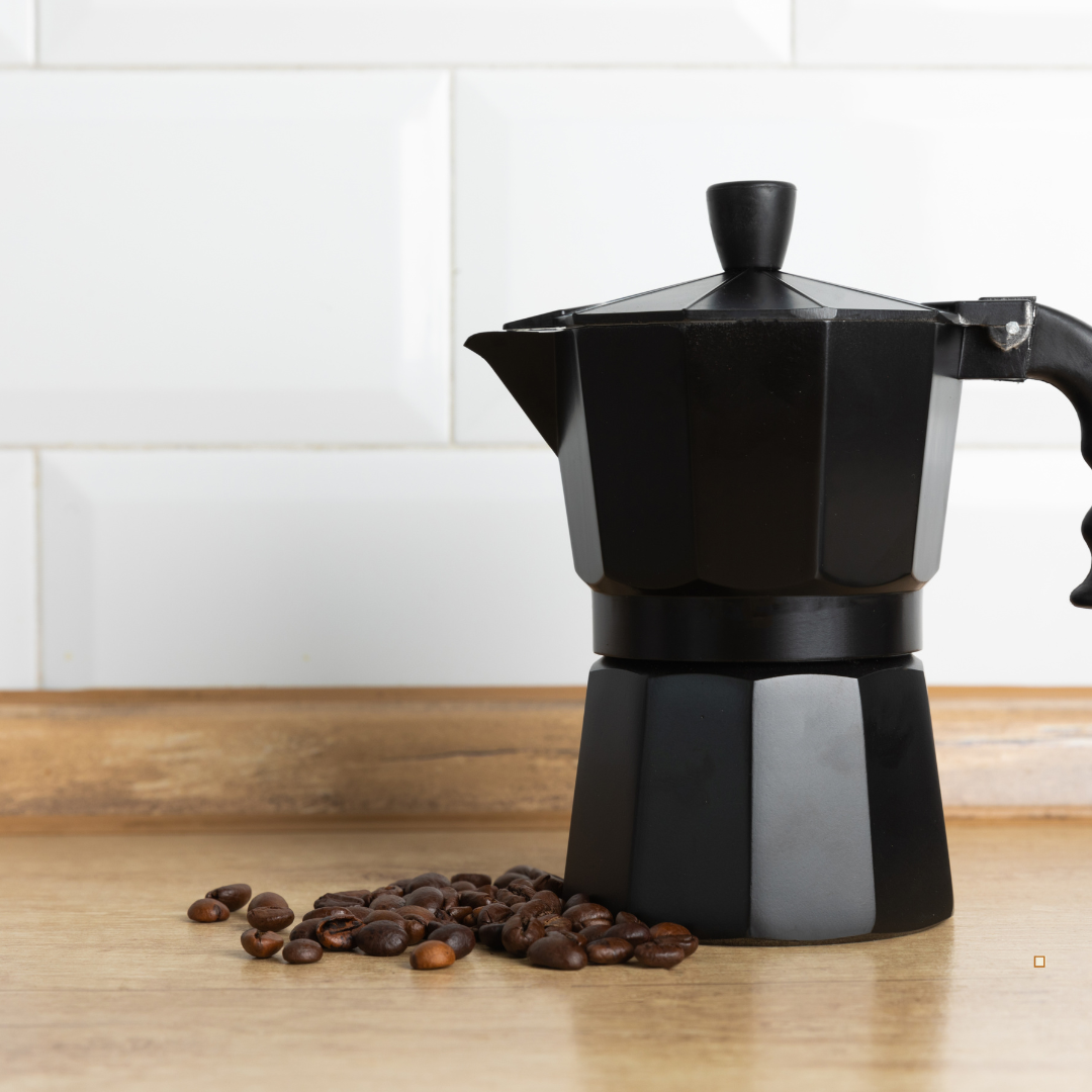 italian roast moka pot coffee